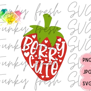 Berry Cute SVG/PNG/JPG | Free Commercial Use | Digital Cut File For Cricut/Silhouette