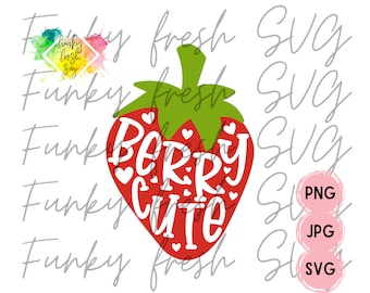 Berry Cute SVG/PNG/JPG | Free Commercial Use | Digital Cut File For Cricut/Silhouette