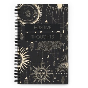 Positive Thoughts Soul Secrets Manifestation Affirmation Therapy Journal Spiral Notizbuch