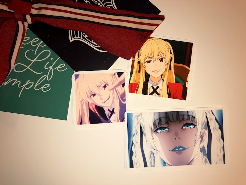 Kakegurui compulsive gambler sticker set anime sticker set jabami Yumeko Mary Saotome kirari Momobami laptop stickers