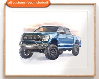 Car Portrait, Custom car portrait, Car Drawing from Photo, Car Portrait from Photo, Car Paintings, Car lover gift, Personalized car portrait