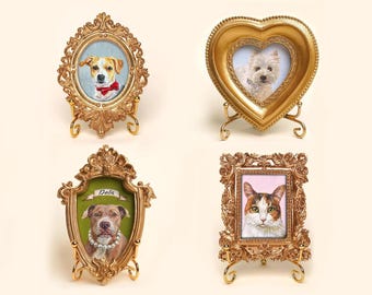 100% Handmade Acrylic Pet Portrait | Dog Portrait | Cat Portrait | Custom Pet Portrait from Photo | Pet Memorial | Mother&#39;s Day Gift for Mom