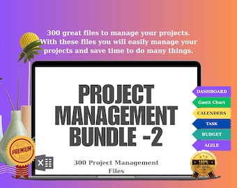 The Ultimate PM Bundle – 300 Templates in Excel, PowerPoint & Word for Every Project Phase