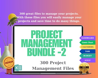 Project Management Bundle – 300+ Templates for Every Phase, in Excel, PowerPoint & Word