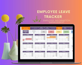 Employee Leave Tracker: Excel Template, HR Management