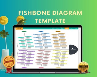 Fishbone Diagram: Root Cause Analysis Template - Etsy UK