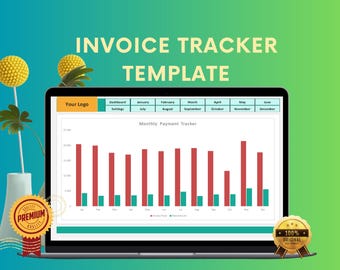 Invoice Tracker Excel Template - Easy Billing and Payment Tracker for Small Business & Freelancers