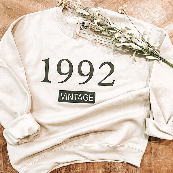 Vintage crew neck sweatshirt| Unisex sweatshirt | 1992 Vintage | crew neck sweatshirt