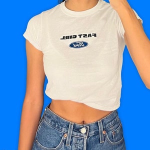 Ford Embroidered Baby Tee Fit