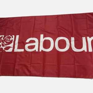 The Labour Party Flag - 5ft by 3ft - Socialist Socialism Keir Starmer