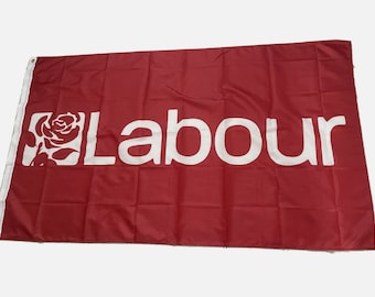 The Labour Party Flag - 5ft by 3ft - Socialist Socialism Keir Starmer