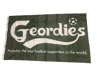 Newcastle United Utd FC football Flag - 5ft by 3ft - Geordies St James Park Toon Army