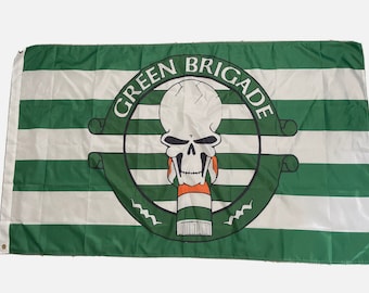 Celtic FC Green Brigade Flag - 5ft by 3ft - Bhoys