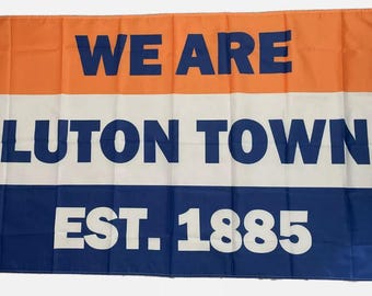 Luton Town FC Football 5ft by 3ft Flag Banner
