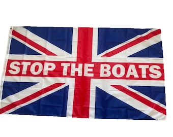 BRAND NEW Reform UK Great Britain Flag 5ft By 3ft Nigel Farage United Kingdom Stop the boats