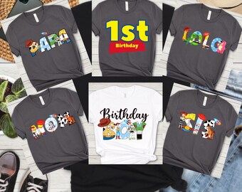 Toy Story verjaardagsshirt T-shirt - sweater