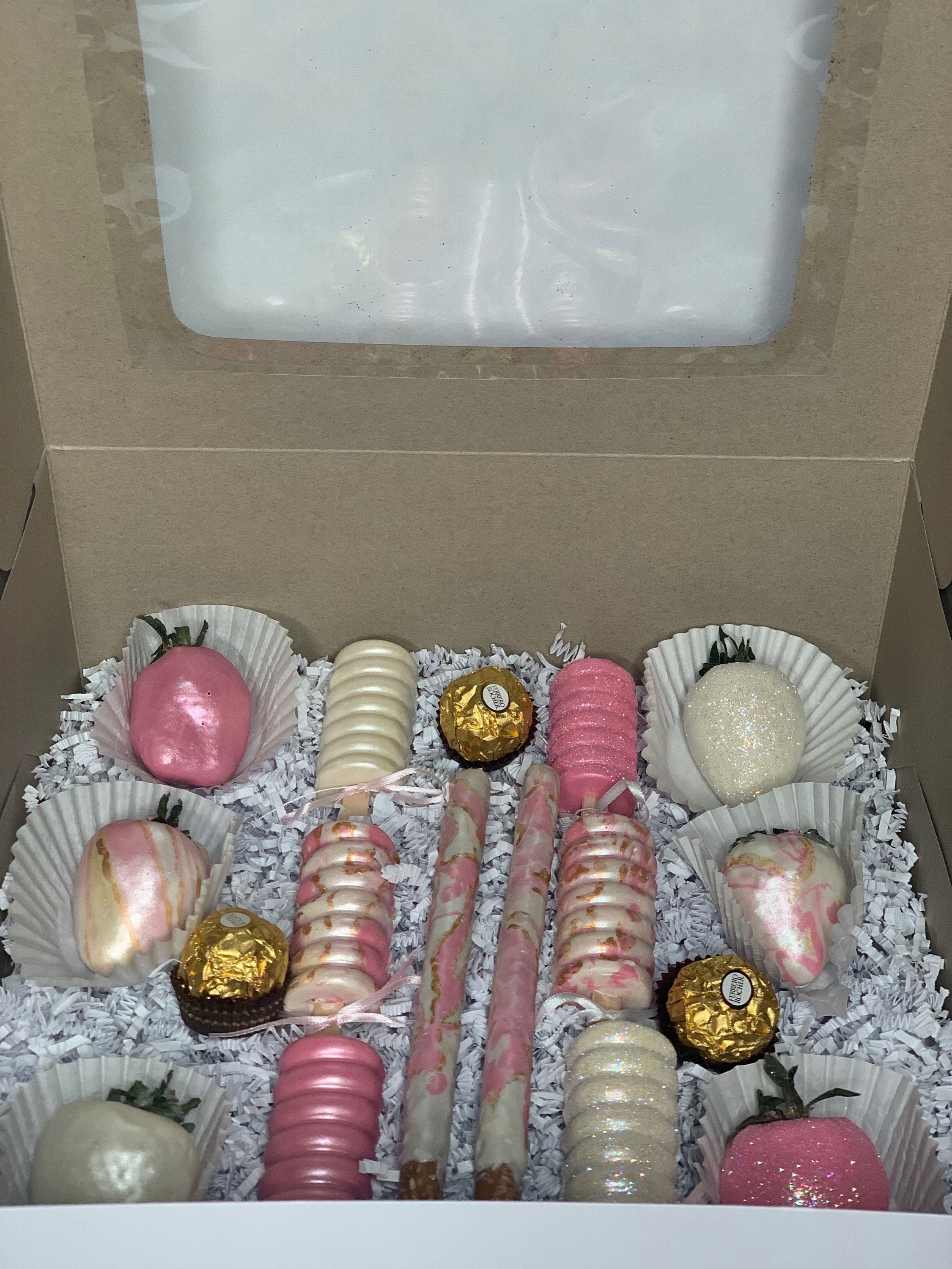 Pretty in Pink Treat Boxes - Etsy
