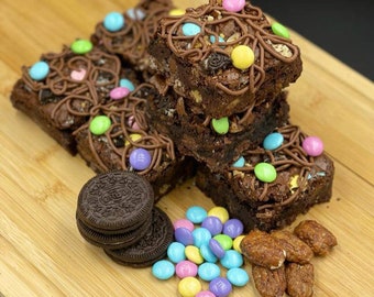 Yummy Fudge Brownies - Loaded Spring Edition