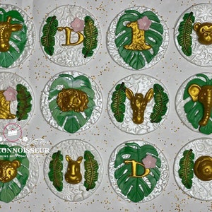 Safari Themed Fondant Cupcake Toppers