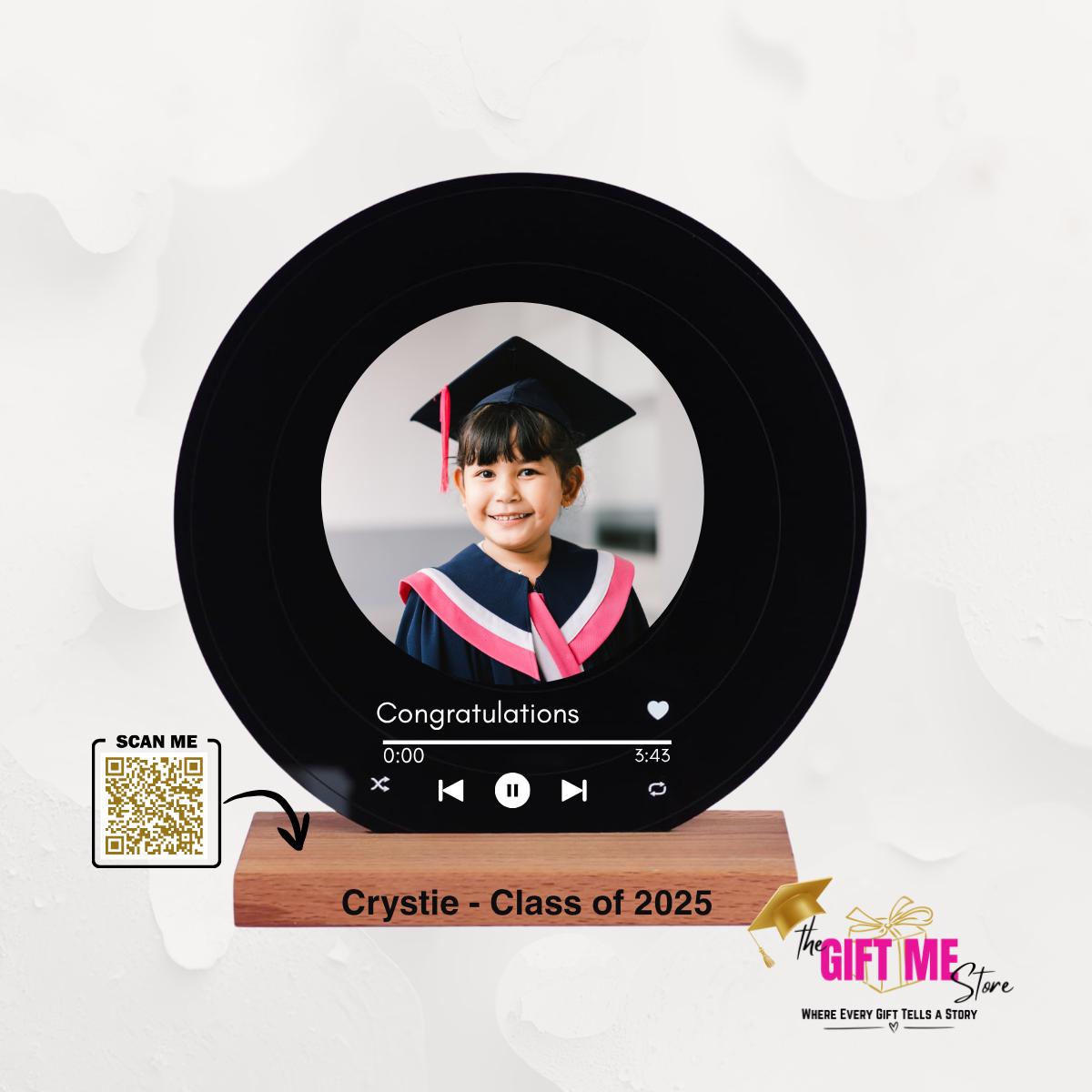 Custom Photo Record Keepsake With QR Code | Music Voice Note Stand - Etsy