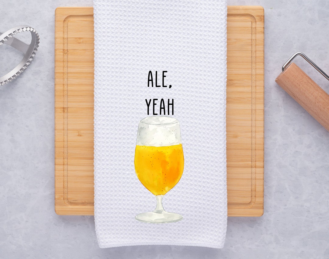 Ale Yeah Decatur Logo Ale Yeah/funny Bar Towel/ Housewarming/ Microfiber Towel/ Alcohol ...