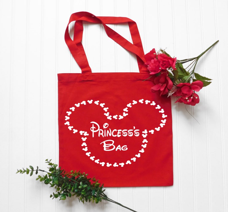 Disney Custom Tote Bag, Disney Canvas Bag, Mickeyminnie Bag