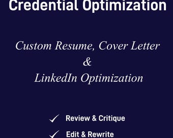 Resume rewrite, LinkedIn optimization with a newly designed LinkedIn banner, ATS resume, cover letter writing