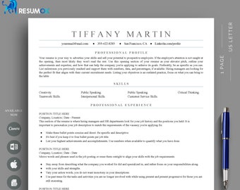 Resume Template, Minimalist ATS, ats Friendly resume template, Google Docs Resume Template, ATS Resume Template, ATS Friendly Resume