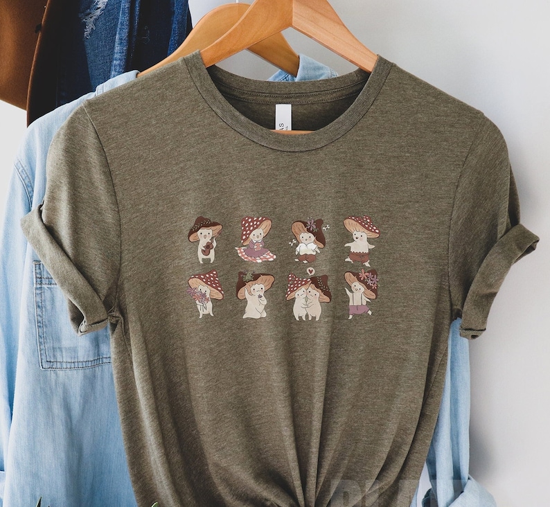 Wild Mushroom People Shirt | Botanical Shirt | Aesthetic Mushroom Tee | Cottagecore Clothes | Mycology Shirt 