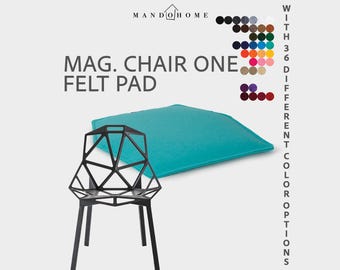 Coussin de siège en feutre personnalisable pour Mag. Chair One - 36 couleurs, confort et protection