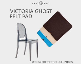 Customizable Felt Seat Cushion for Victoria Ghost Chair - 36 Colors, Comfort & Protection