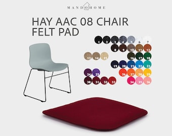 Blu. Clutch Chair Cushion – Felt Seat Pad with Non Slip Option