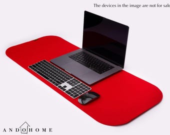 Customizable Felt Desk Mat – Large Office Desk Pad, 20 Colors