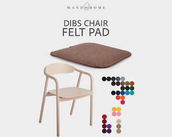 Blu. Dibs Chair Felt Pad: Foam-Filled Seat Protector, 36 Colors, Easy-Clean Durable Design