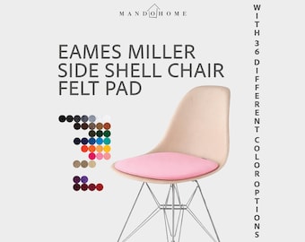 Eames Side Shell-stoelkussen Vilten zitkussen met antislipoptie