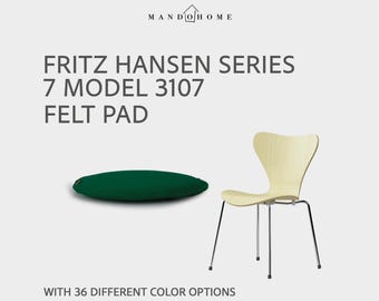 Cuscino per sedia Fritz Hansen Serie 7 – 3107 Feltro, Misura personalizzata
