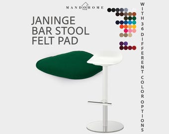 Felt Chair Cushion for Janinge Bar Stool With Non Slip Option