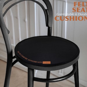 Felt Seat Cushion for Indoor and Outdoor | Home Decor Chair Pad | Durable and Comfortable Felt Cushion with Fiber Filling