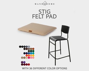 Felt Seat Cushion for Stig Chair | Custom Size, Washable