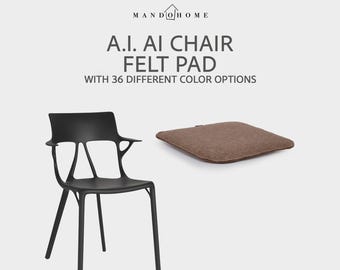 Custom Felt Seat Cushion for A.I. AI Chair – 36 Colors