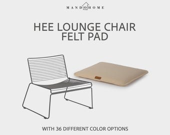 Aanpasbaar vilten zitkussen voor Hee Lounge Chair: 36 kleuren, comfort en bescherming