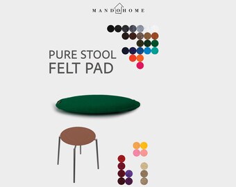 Felt Seat Cushion for Pure Stool | Custom Size, Indoor/Outdoor