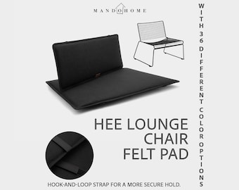 Customizable Felt Seat Cushion for Hee Lounge Chair - 36 Colors, Comfort & Protection