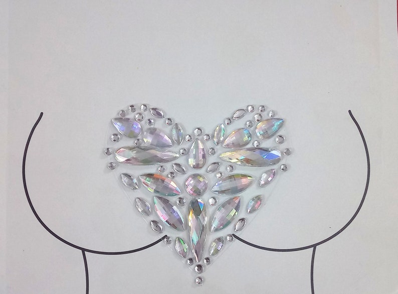 Divine Beauty Self Adhesive Body Jewels/body Gems/rhinestone Etsy
