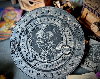 Péndulo de los Enamorados, Herramienta de Adivinación, Decoración Pagana, Brujería, Planificador de Brujería, Altar de Brujas, Esqueletos, Tablero de Adivinación, Regalo para Ella