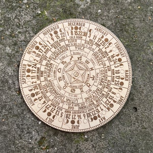Lunar calendar 2024, Moon phases calendar, Wheel of the Year, Celtic Tree calendar, Witchcraft, Witchy Planner, Witch Altar, Witch Decor