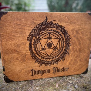 Personalized DM screen, Dungeon Master Gift, Custom Dungeon Master Screen, DND, Wooden DM Screen, Game Master Screen, DnD dm screen