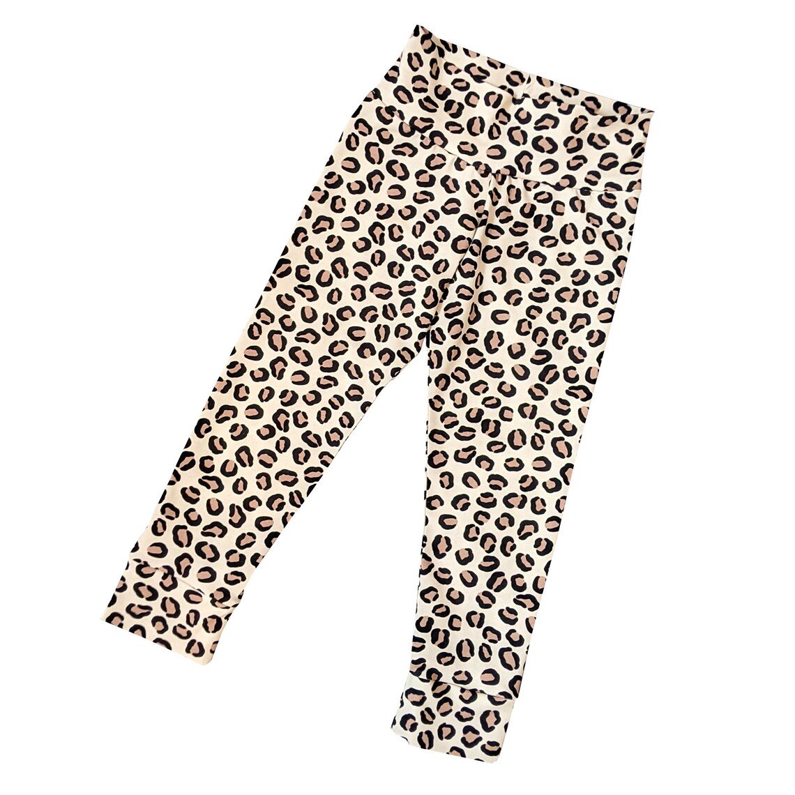 Animal Print Toddler Leggings Cheetah Cuffed Pants Leopard Etsy