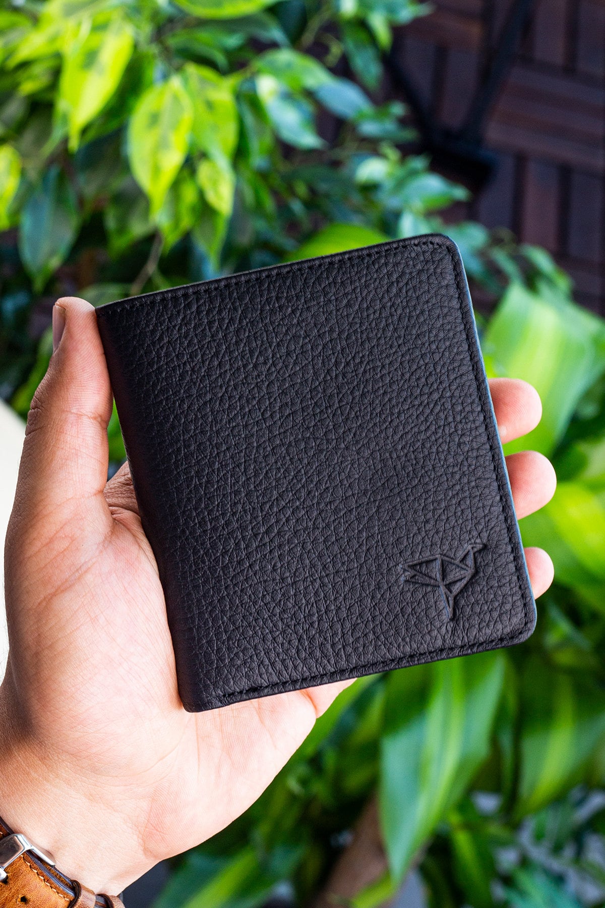 Mens Wallet With Coin Pocket Personalized Leather Wallet Etsy