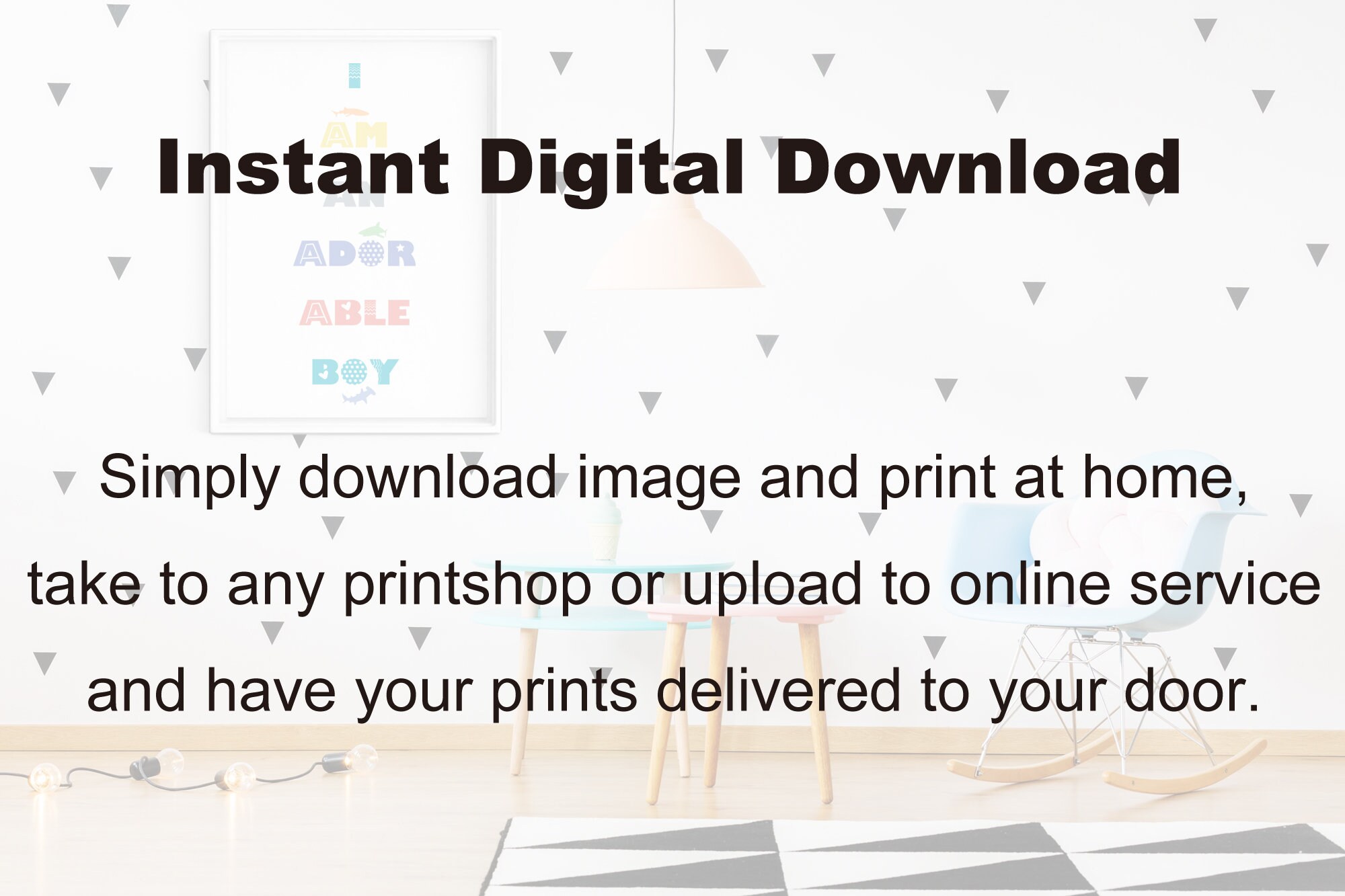 Boys Room Wall Art Kids Room Decor Adorable Boy Print | Etsy